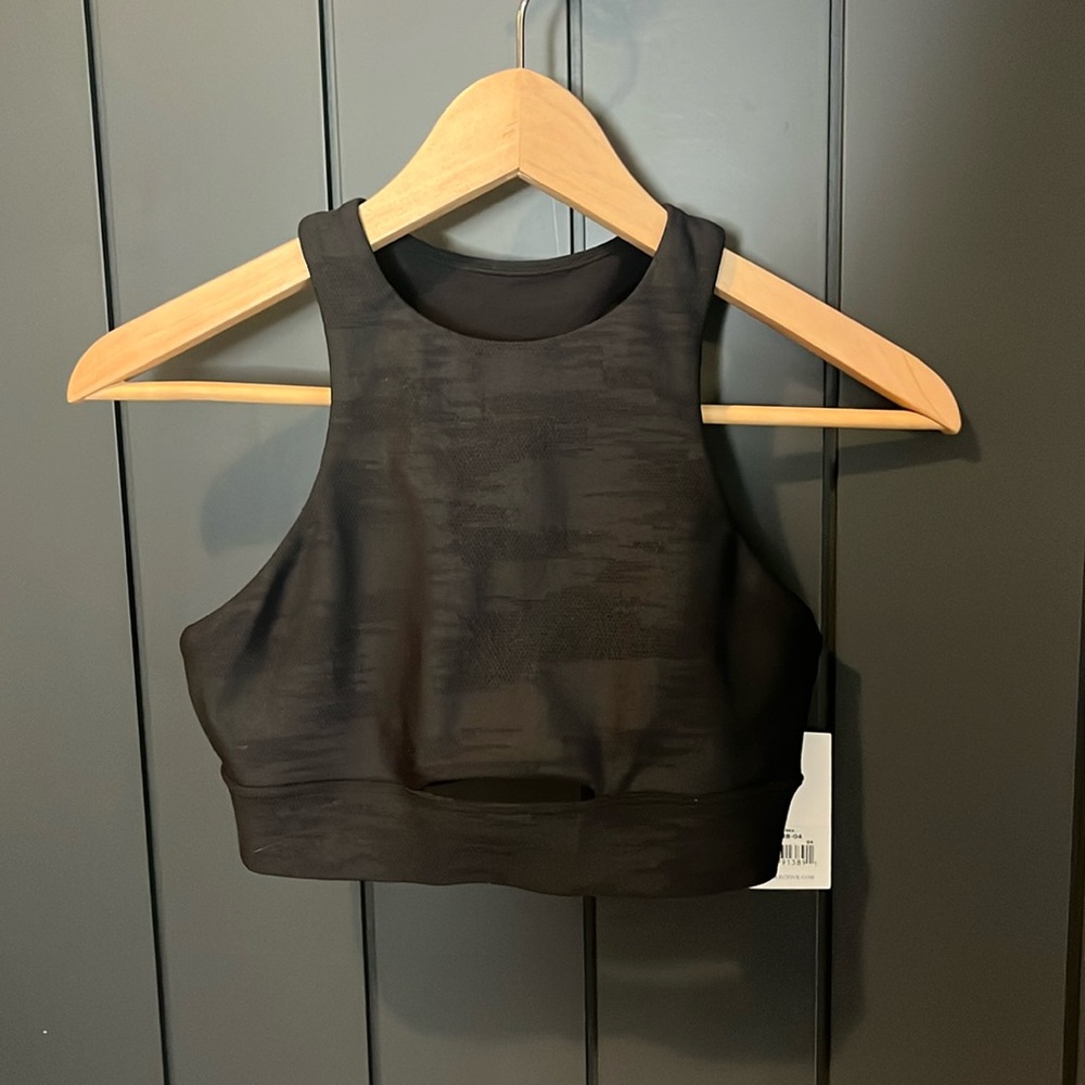 IVL Collective Sports Bra - Black Patterned